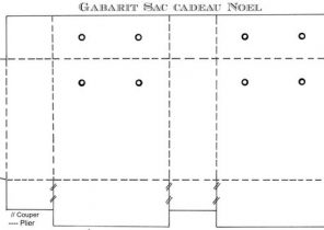 Gabarit cadeau de noel