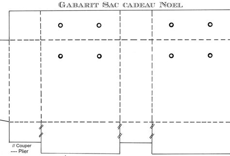 Gabarit cadeau de noel