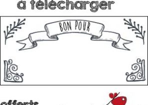 Exemple bon cadeau noel