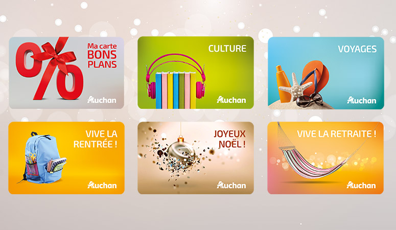 Carte cadeau noel auchan
