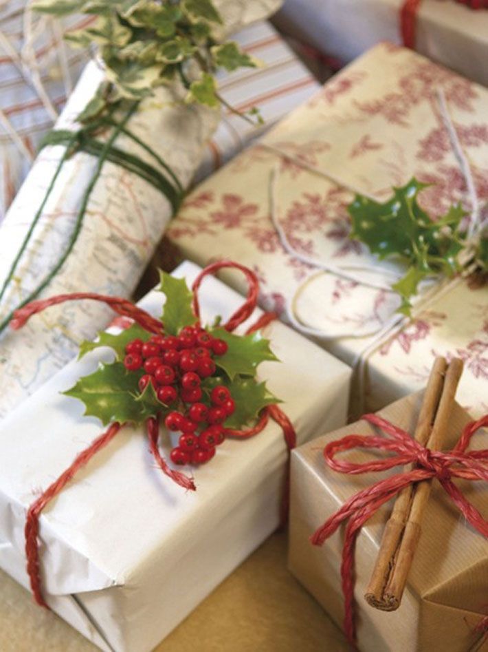 Décorer paquet cadeau noel