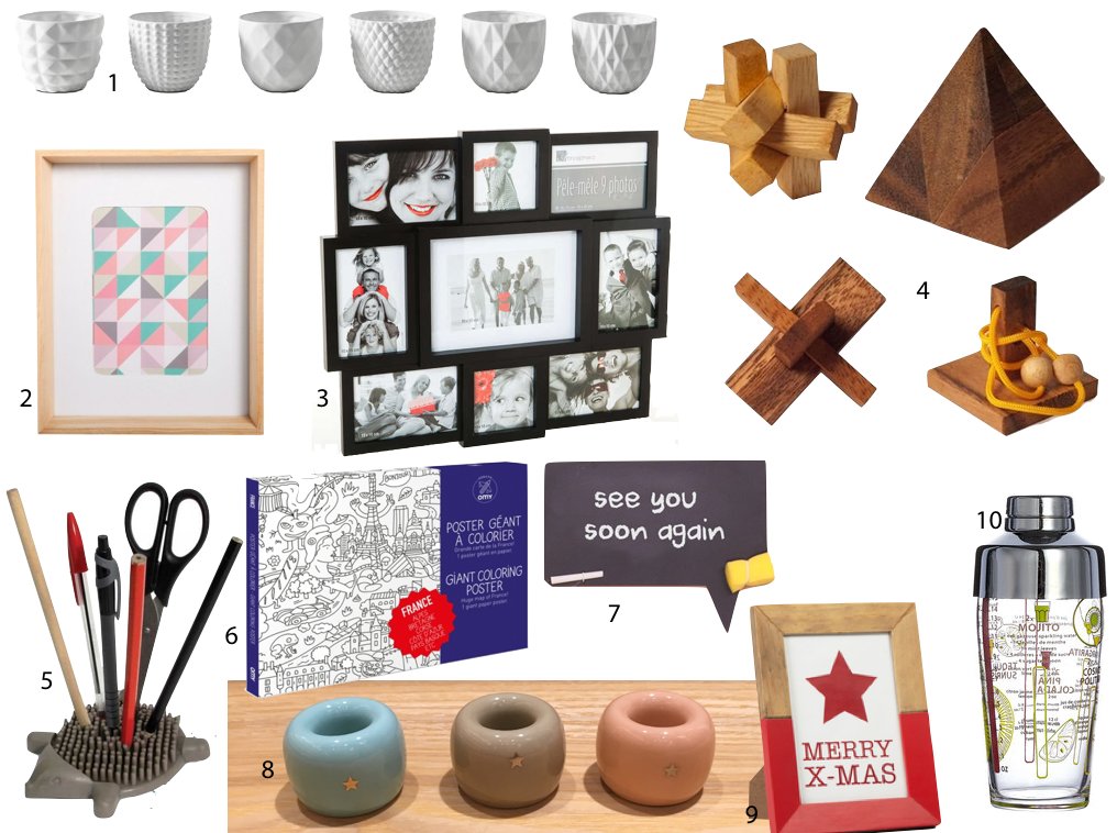 Cadeau noel moins 10 euros