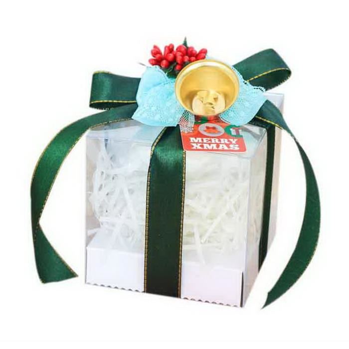 Paquet cadeau noel vert