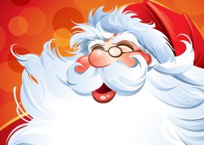 Pere noel qui cherche un cadeau