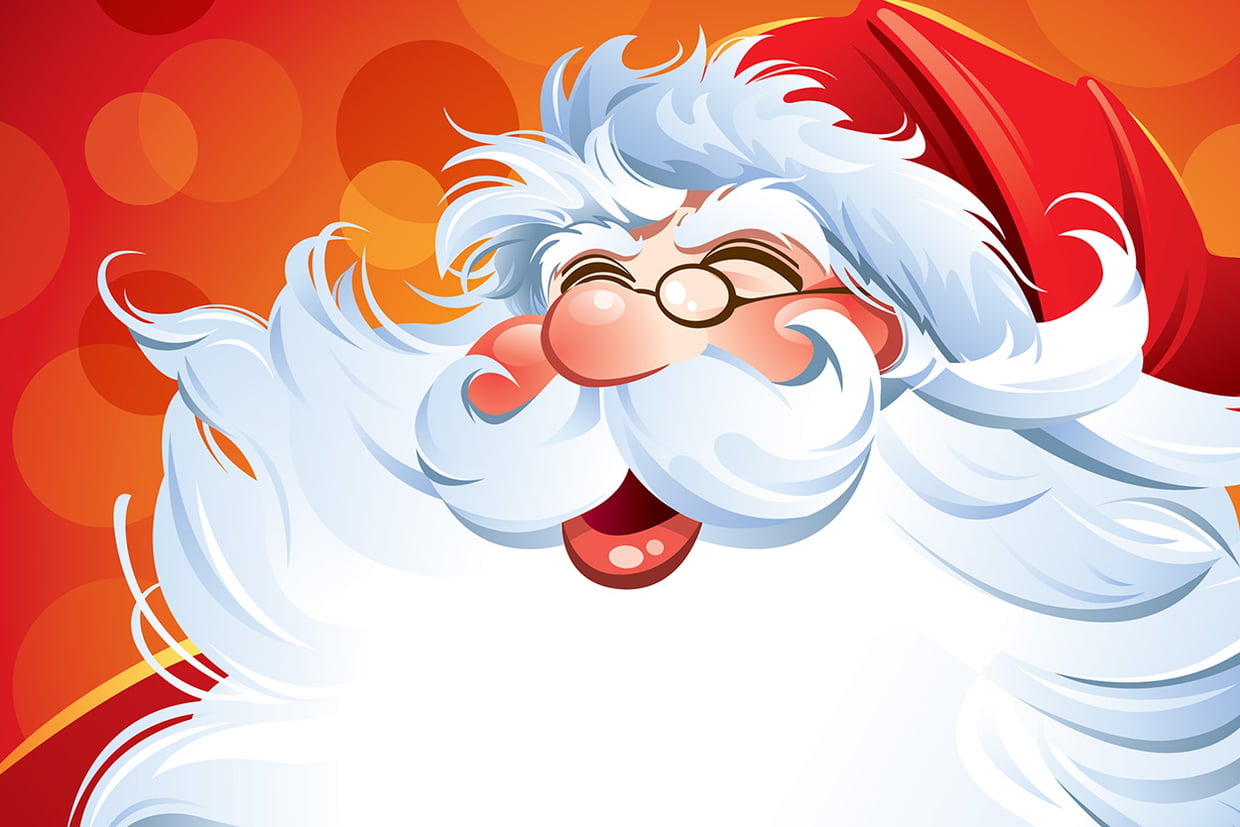 Pere noel qui cherche un cadeau