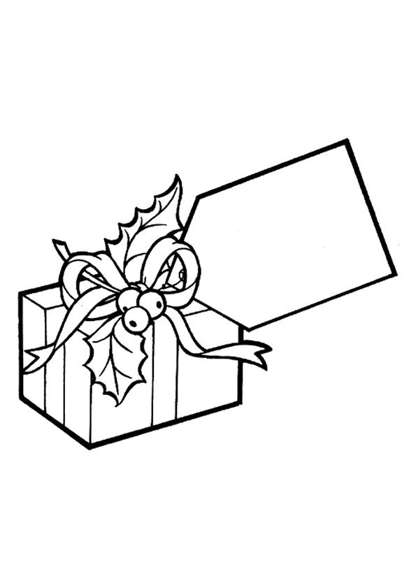 Dessin de cadeau pour noel