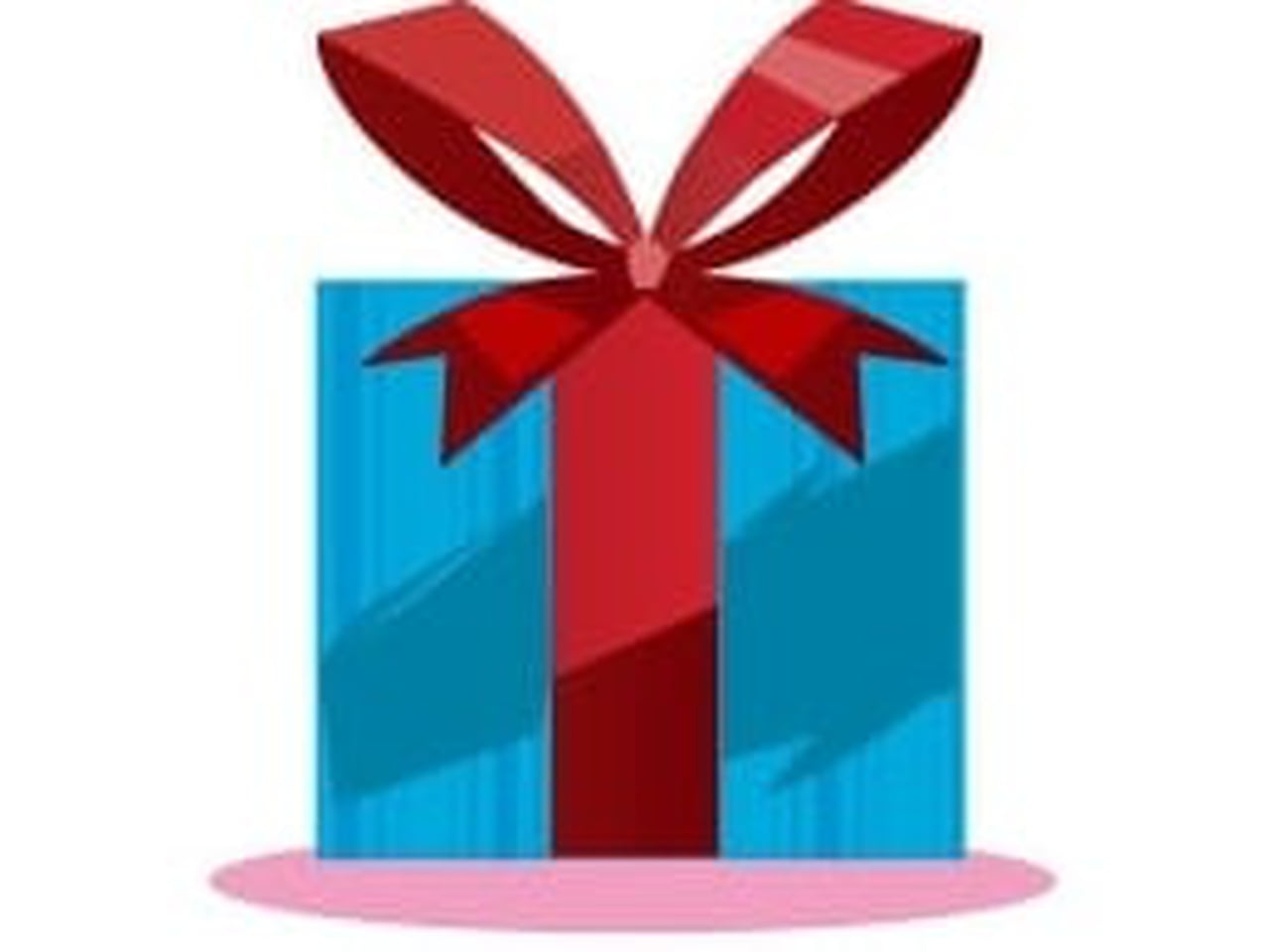Paquet cadeau de noel dessin