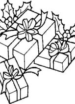 Cadeau de noêl dessin