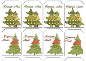 Imprimer étiquettes cadeau noel