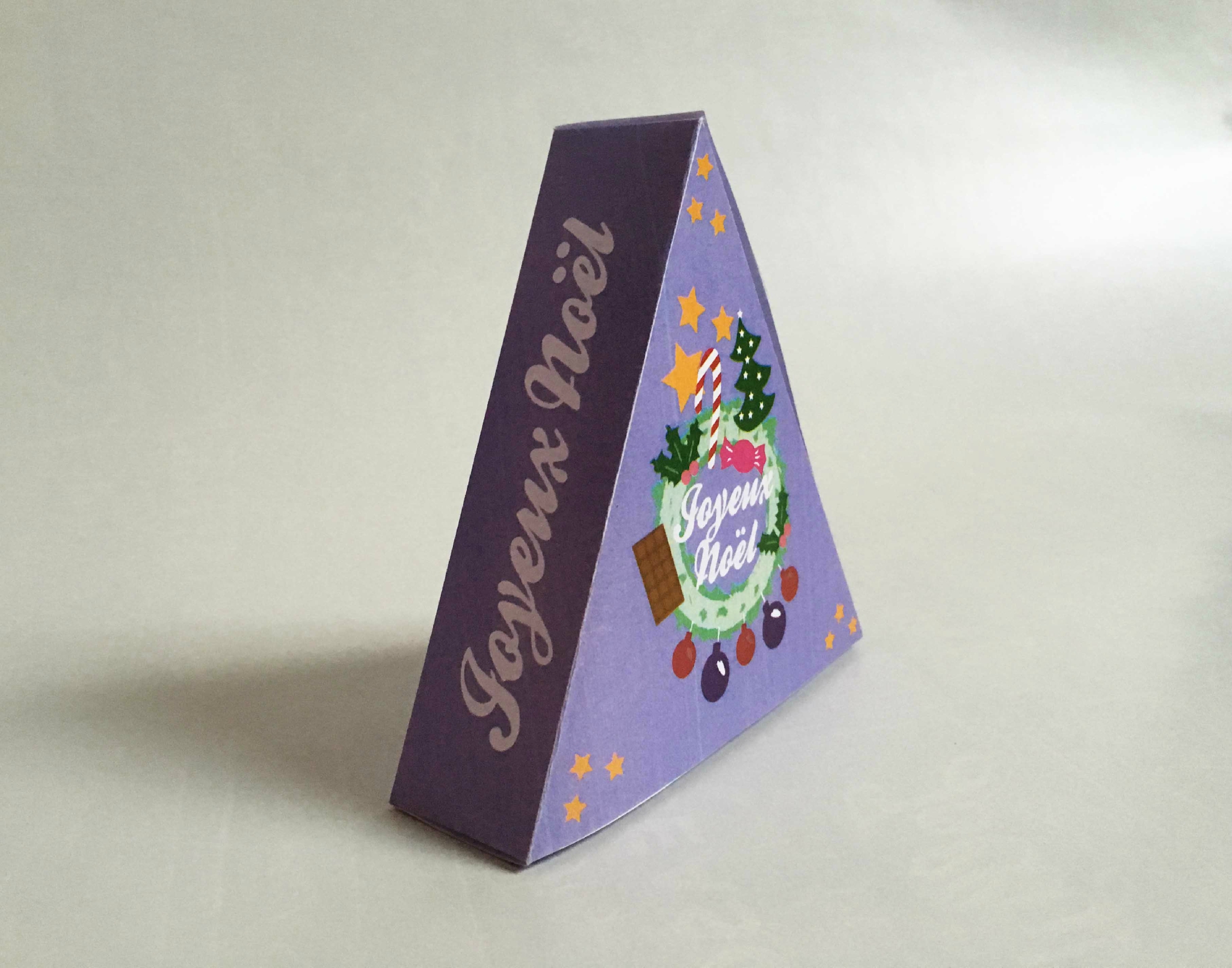 Boite cadeau de noel a imprimer