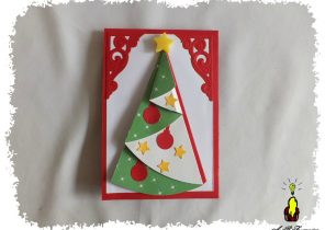 Carte pop up cadeau noel gabarit