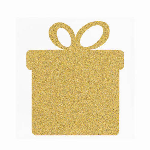 Cadeau de noel dore
