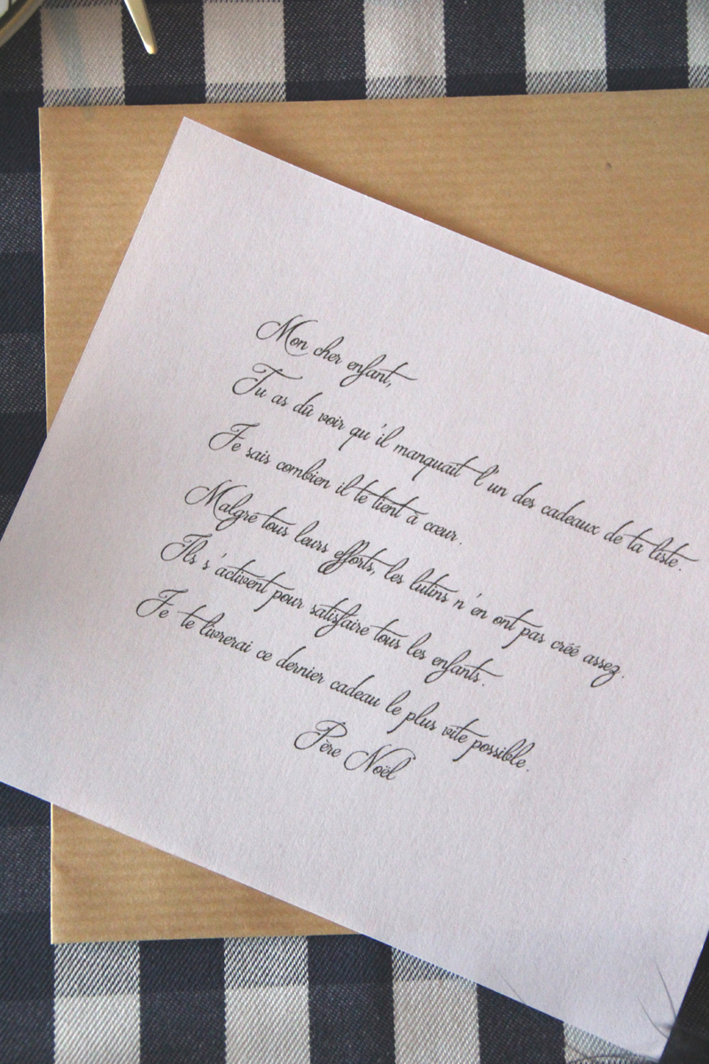 Texte cadeau de noel en retard
