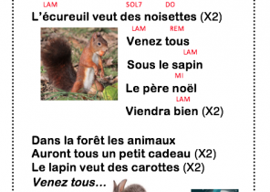 Chanson noel cadeau bien emballé