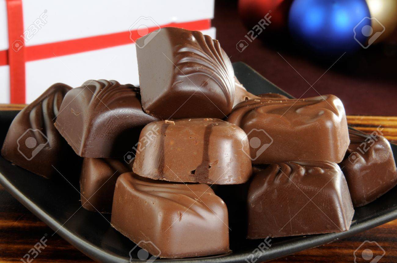 Boite chocolat cadeau noel