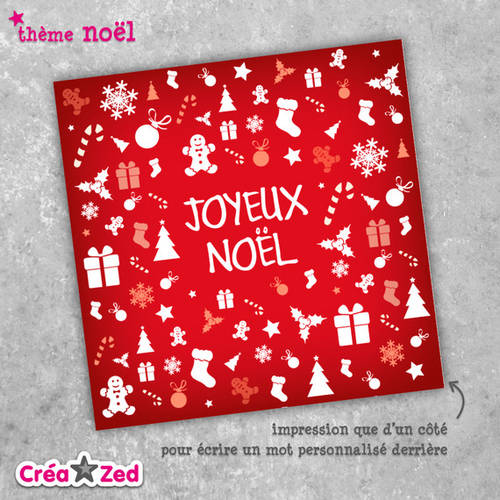 Enveloppe cadeau de noel