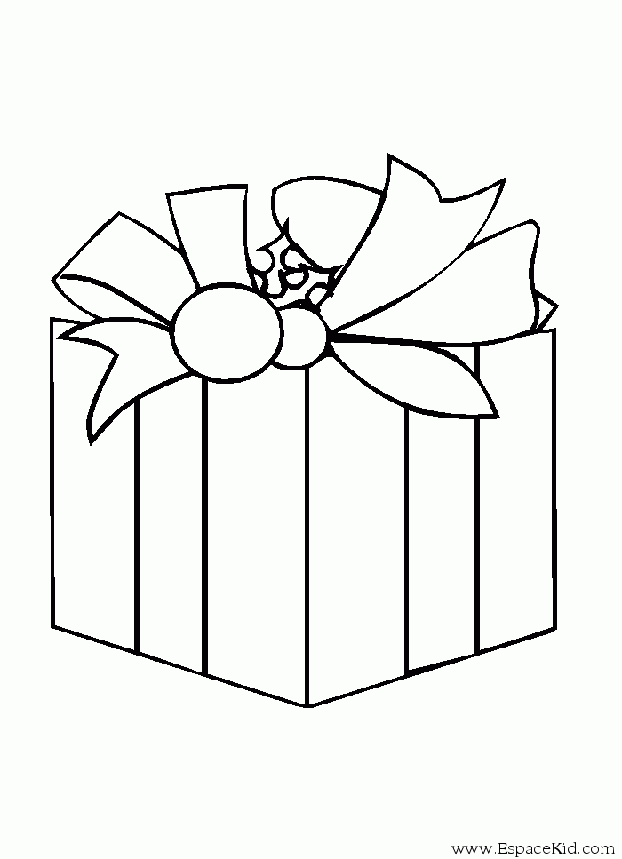 Dessin de noël cadeau
