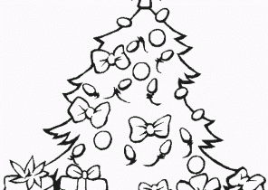 Sapin noel cadeau dessin