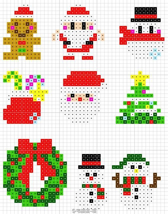 Modele perle a repasser cadeau de noel