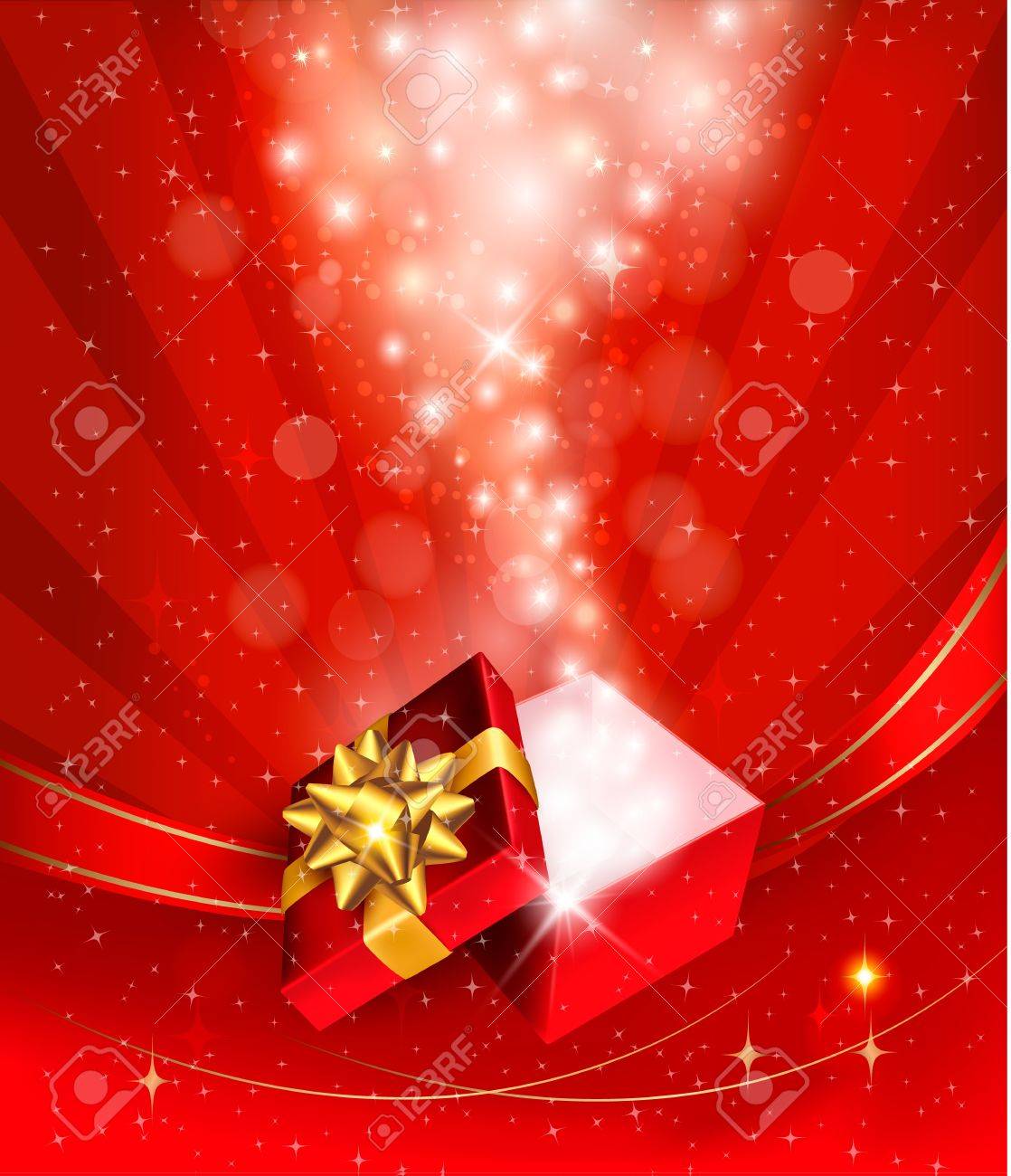 Cadeau de noel ouvert png