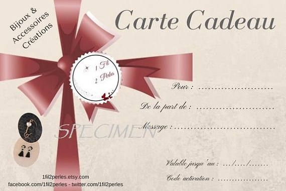 Carte cadeau noel a telecharger