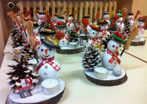 Cadeau marché de noël école
