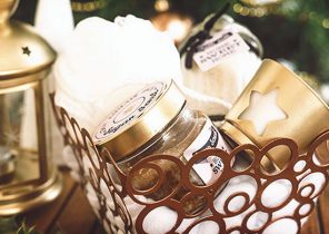 Bougie cadeau noel