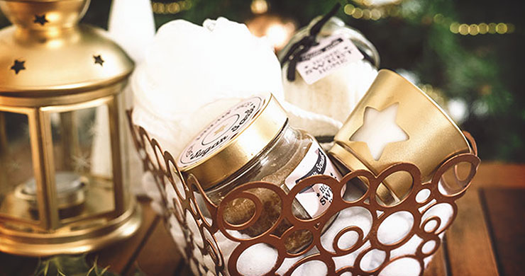 Bougie cadeau noel