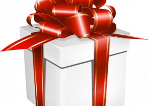 Cadeau de noel transparent