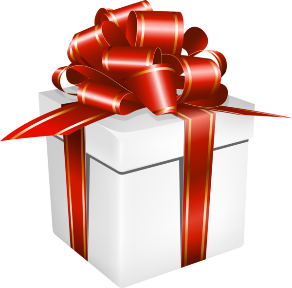 Cadeau de noel transparent