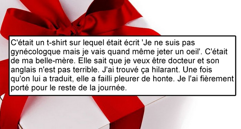 Je ne trouve pas de cadeau de noel