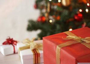 Fond cadeau de noel