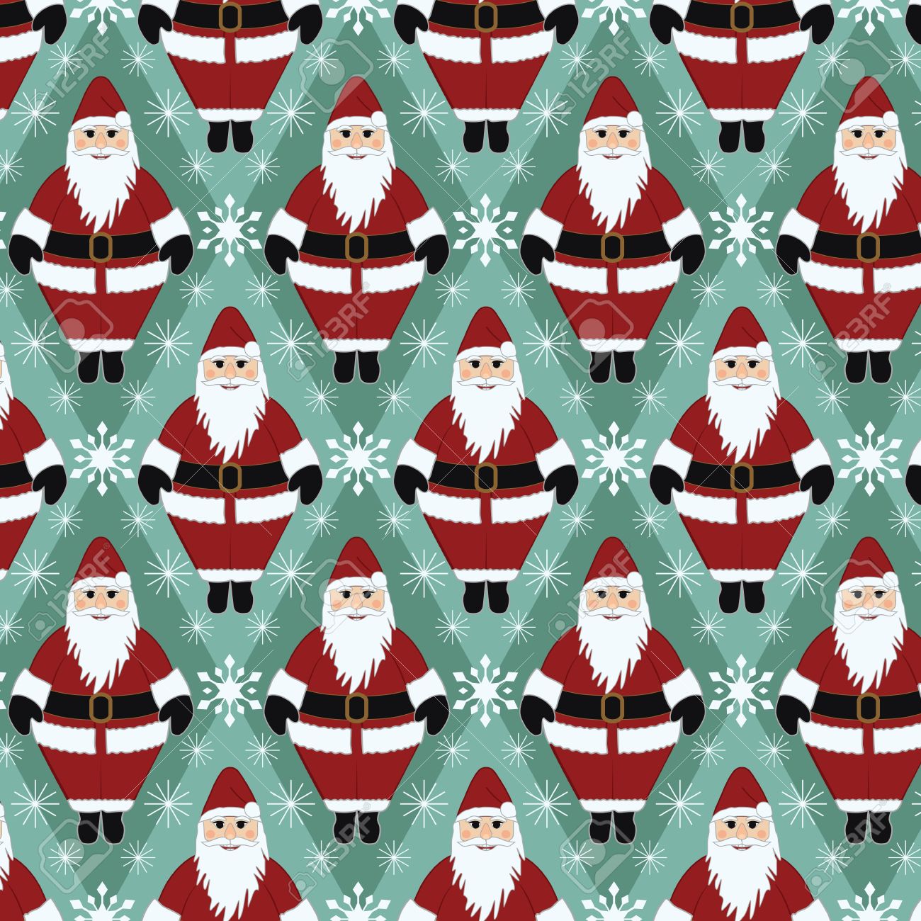 Papier cadeau père noel
