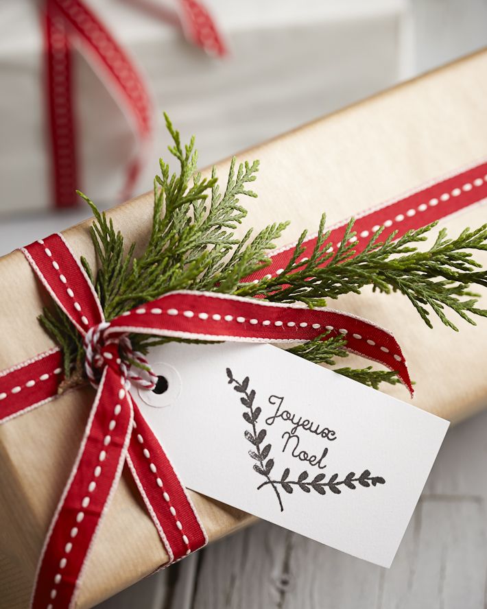 Idee emballage cadeau noel