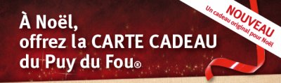 Cadeau de noel puy du fou