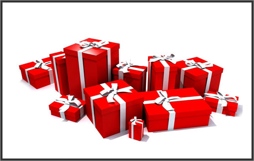 Logo cadeau de noel