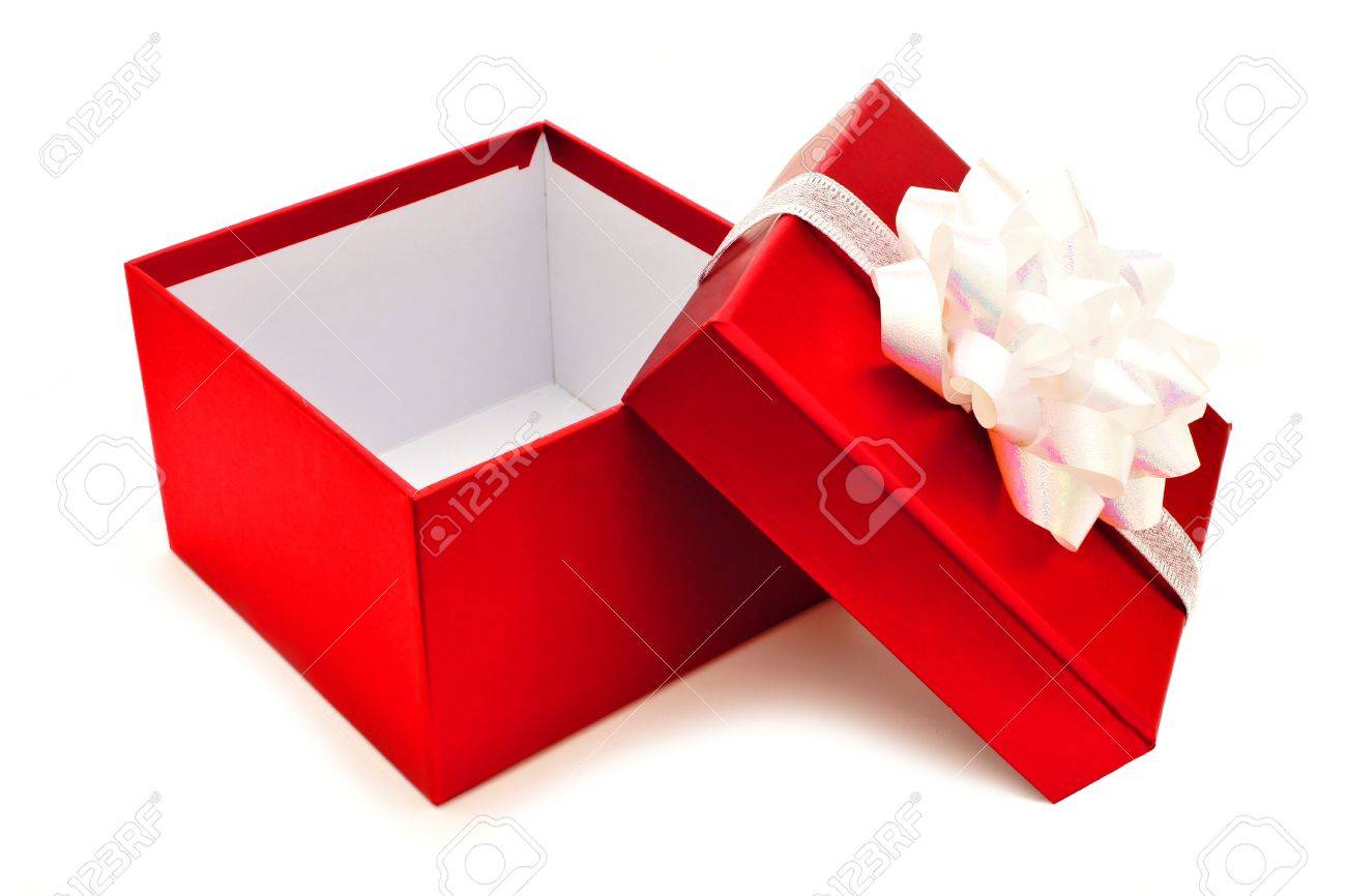 Cadeau ouvert noel