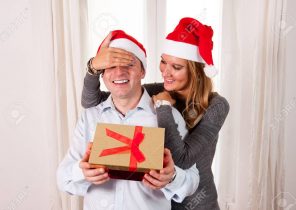 Cadeau de noël romantique