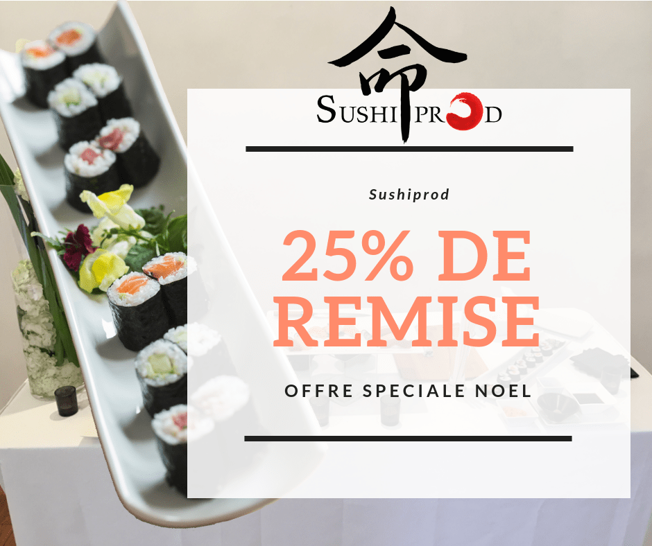 Cadeau de noel sushi