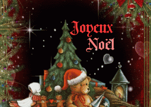 Joyeux noel sapin cadeau