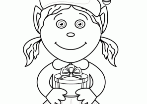 Dessin de petit cadeau de noel