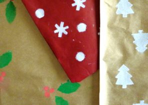 Emballage cadeau noel maternelle