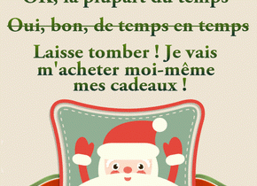 Cadeau humour noel