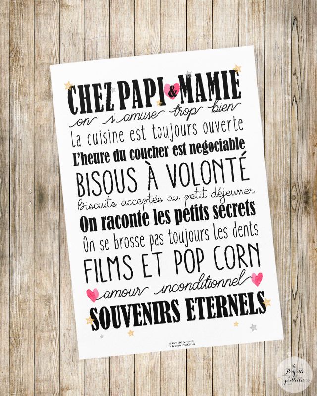 Cadeau de noel papi mami