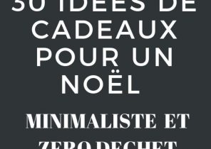 Cadeau noel minimaliste