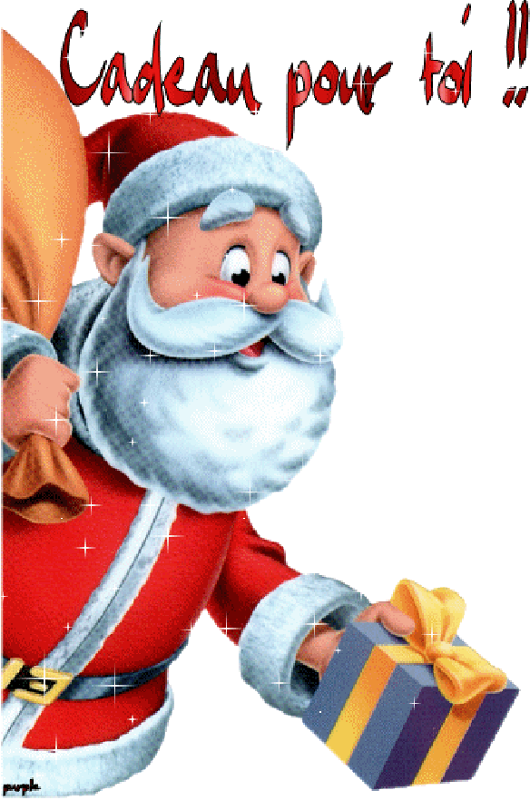 Gif cadeau noel