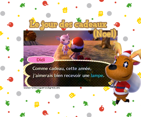 Les cadeau de noel acnl