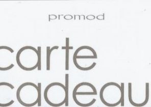 Carte cadeau promod noel