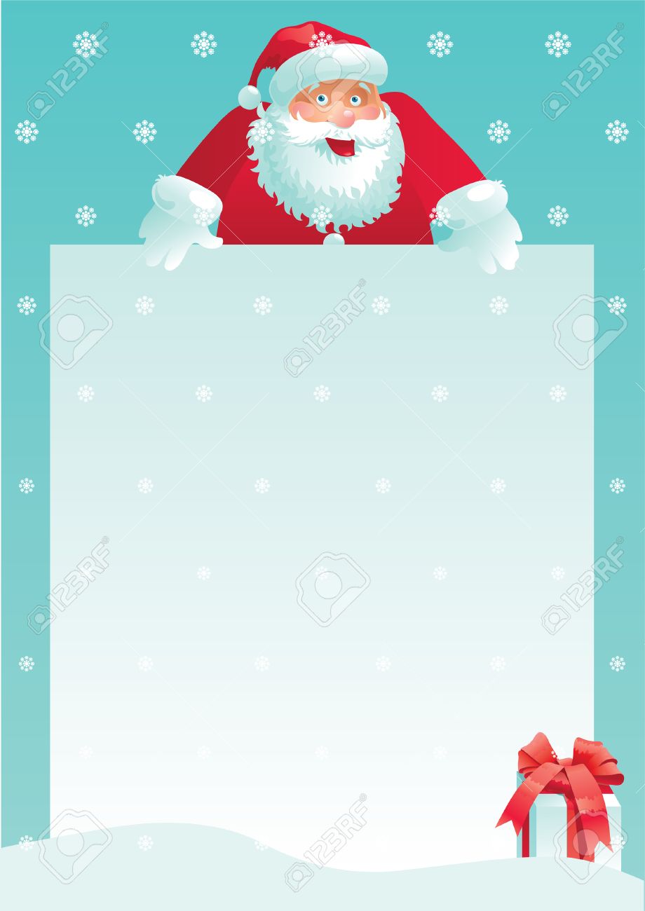 Lettre de cadeau de noel