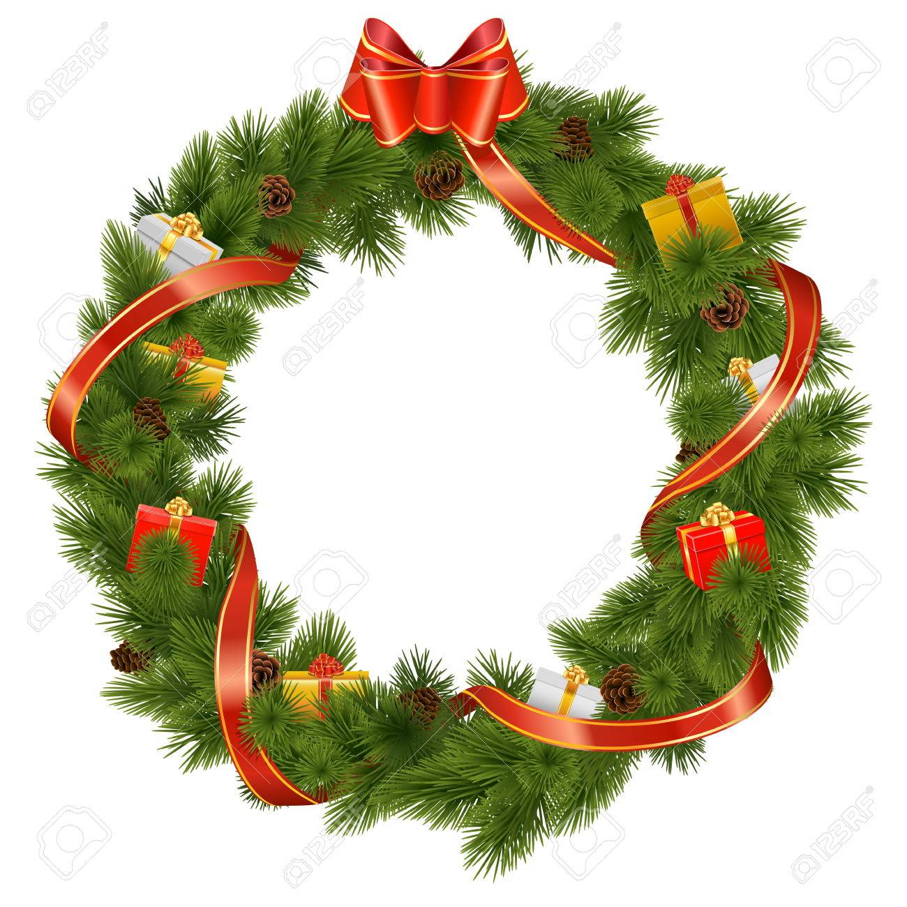Guirlande de noel cadeau